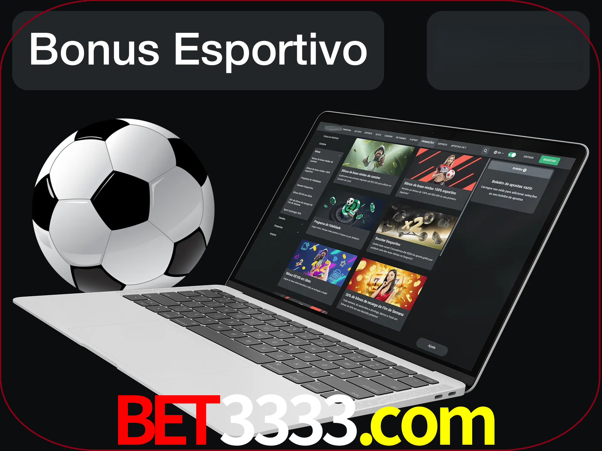 Antes de começar a apostar, use o bônus esportivo.